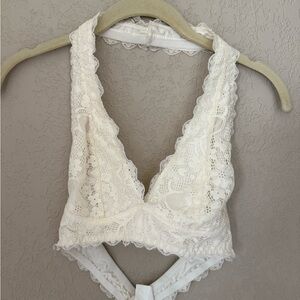 Rush Elegant White Lace Bralette